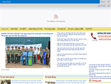 Tablet Screenshot of congan.haiduong.gov.vn